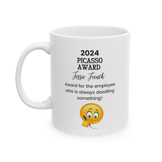 Funny Office Awards Work Party Mug Customized Employee Mug Personalized 2024 Awards Mug Year End Company Gift Group Christmas Employee Mug 8