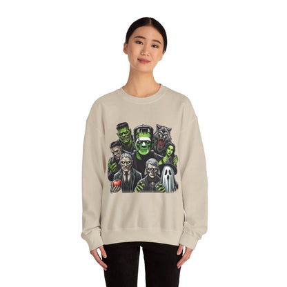 Horror Movie Characters Sweatshirt Halloween Character Sweater Horror Movie Addict Sweatshirt Horror Movie Killers Sweater Horror Club Gift