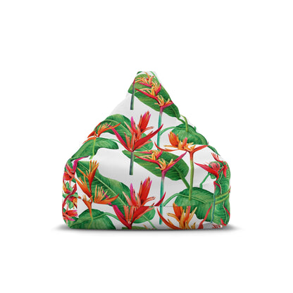 Bird of Paradise Flower Bean Bag Chair Cover Strelitzia Home Decor Plant Mom Aesthetic Gift New Home Gift Botanical Outdoor Patio Beanbag