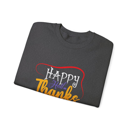 Happy Hallothanksmas Sweatshirt Halloween Sweater Thanksgiving Sweatshirt Christmas Apparel Fall Sweater Holiday Season Outfit Autumn Jumper