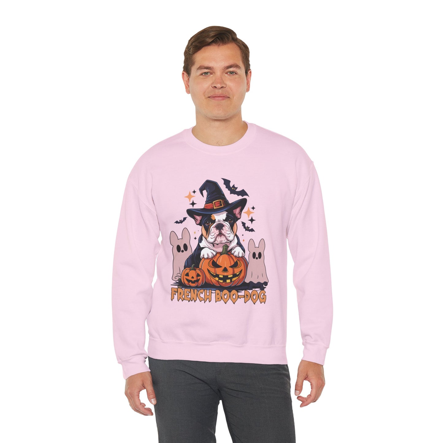 French Boo-Dog Sweatshirt Funny Halloween French Bulldog Sweater Frenchie Lover Pullover Unisex Sweater French Bulldog Lover Gift Frenchie