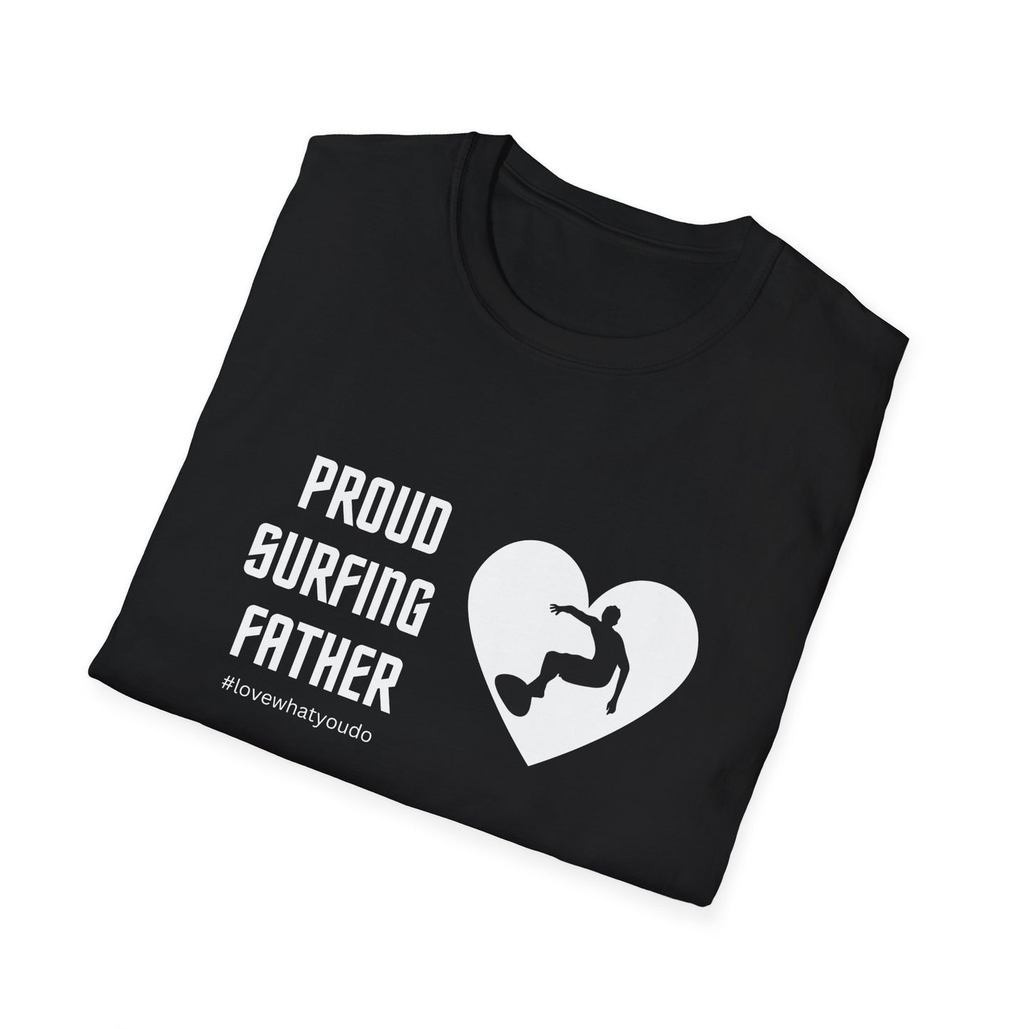 Dad's Profession T-shirt,"Proud Surfing Father",Father's Day Gift,Unique Men's Apparel,Novelty Love Appreciation for Occupation