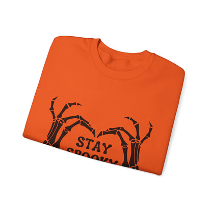 Stay Spooky Sweatshirt Skeleton Sweater Funny Halloween Sweatshirt Spooky Skeleton Hands Halloween Sweater Spooky Season Apparel Retro Fall