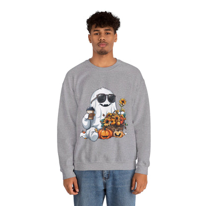 Cute Ghost Sweatshirt Fall Halloween Sweater Bougie Ghost Sweatshirt Coffee Lover Sweater Autumn Boojee Ghost Pumpkin Spooky Season Boo Jee