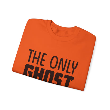 The Only Ghost I Know Is The Holy Ghost Sweatshirt Funny Christian Sweatshirt Funny Halloween Sweater Halloween Gift Cute Halloween Apparel