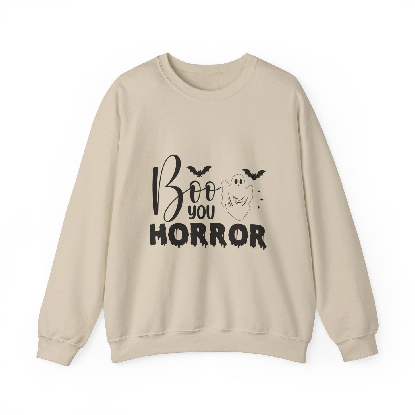 Boo You Horror Sweatshirt Funny Halloween Sweater Spooky Season Sweatshirt Horror Movie Halloween Outfit Funny Ghost Pullover Crewneck Sweat