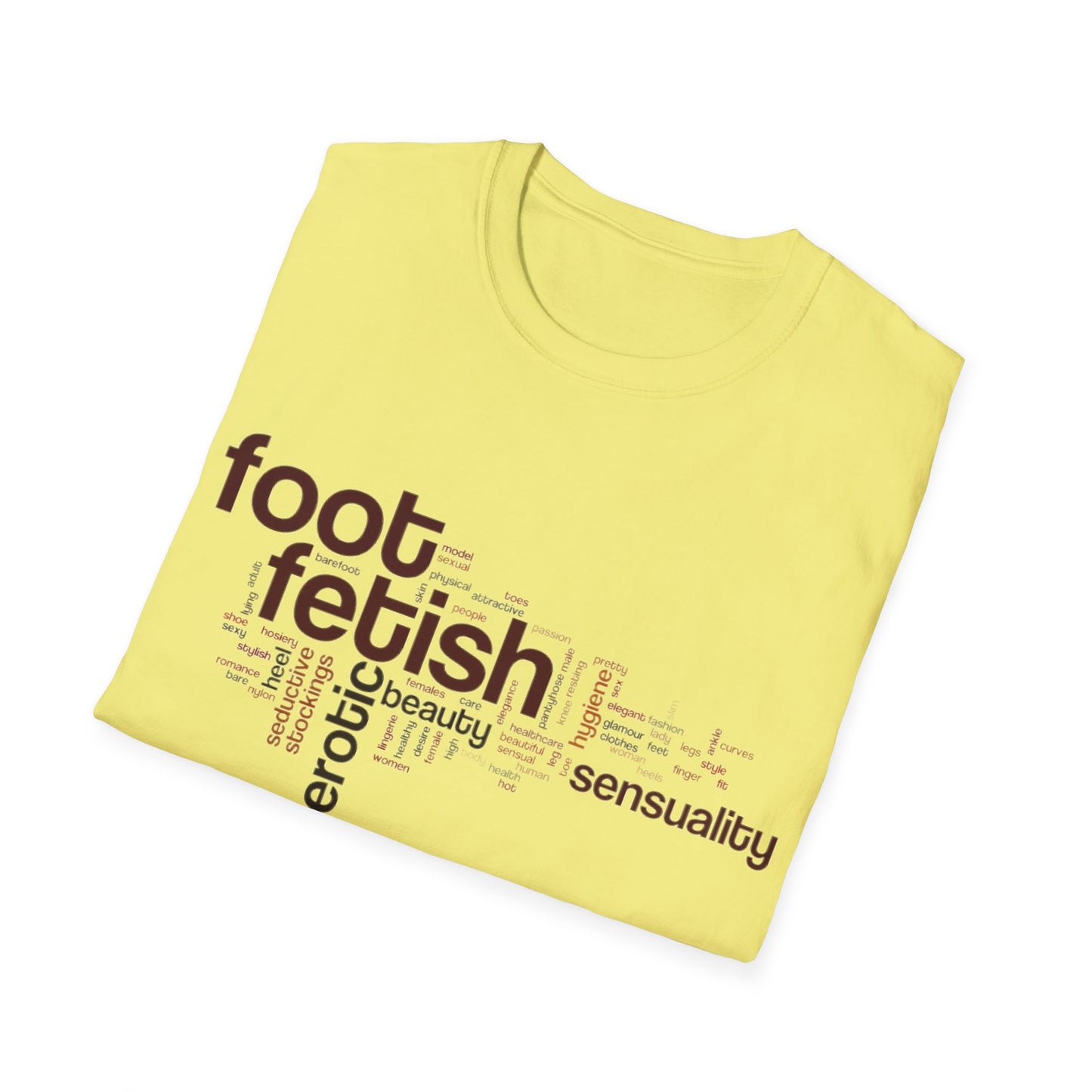 Unisex Foot Fetish Word Cloud T-Shirt, Podophilia t shirt, Erotic Foot Licker, Feet Worship Gift,Naughty Kinky Foot Lover Tee