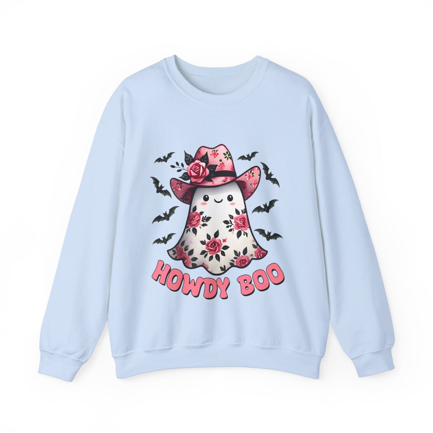 Howdy Boo Ghost Sweatshirt Western Halloween Sweater Pink Boojee Cowgirl Sweatshirt Cute Ghost Cowgirl Pullover Funny Cowgirl Boujee Gift