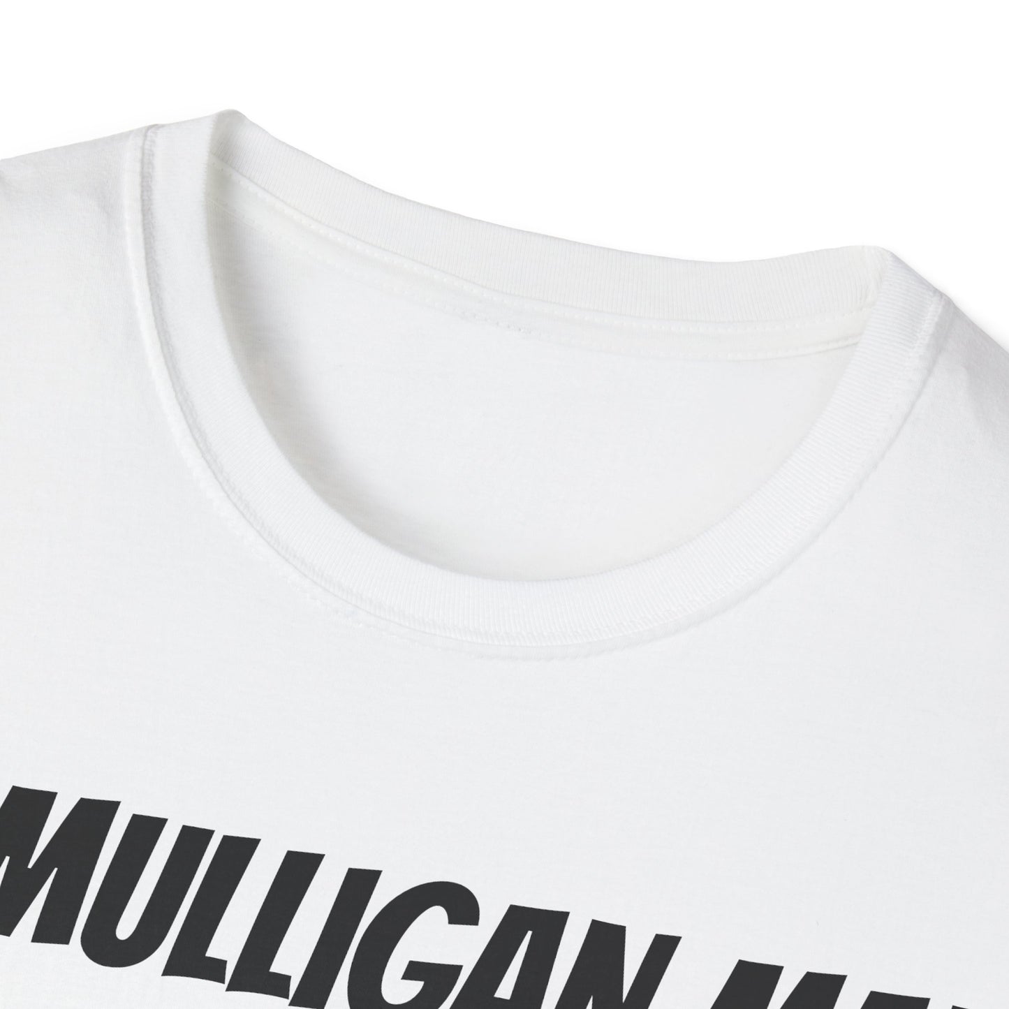 Funny Golf Dad's Mens Softstyle T-shirt, "The Mulligan Man", Father's Day Gift, Humorous Unique Novelty Apparel Present