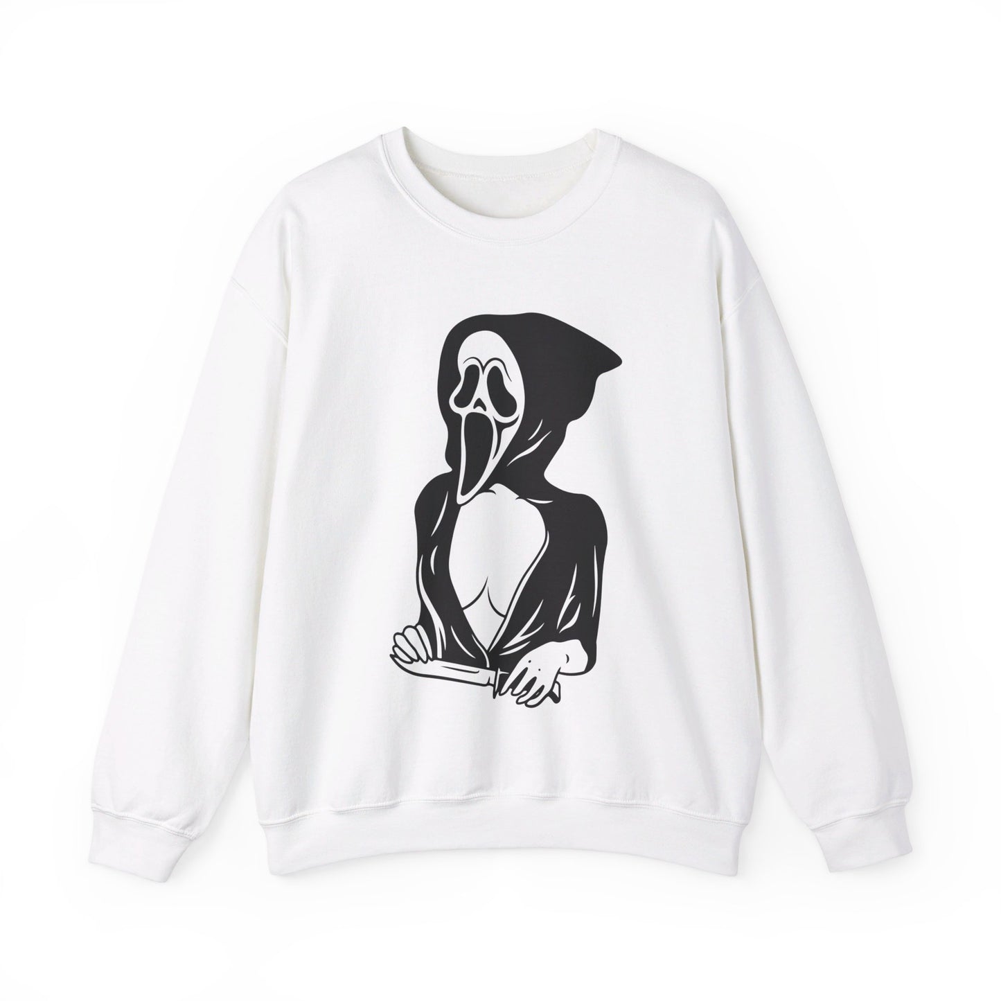 Ghostface Girl Sweatshirt Funny Mean Girls Halloween Sweater Horror Movie Sweatshirt Scream Halloween Outfit Ghostface Valentine Girl Gift