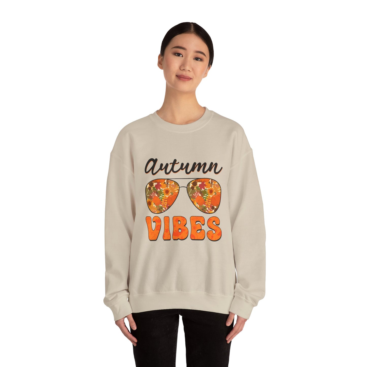 Autumn Vibes Sweatshirt Retro Fall Sweater Autumn Lover Sweashirt Fall Season Apparel Retro Autumn Sweat Fun Autumn Sweater Thanksgiving