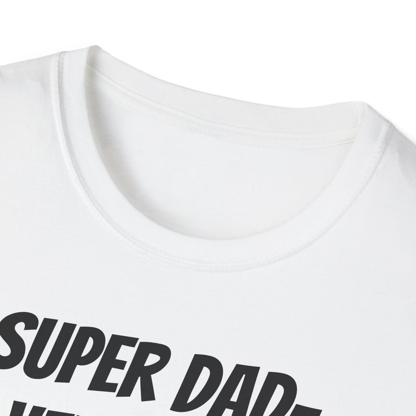 Funny Dad's Mens Softstyle T-shirt, "Super Dad-venturer", Father's Day Gift, Adult Humorous Unique Novelty Apparel Present