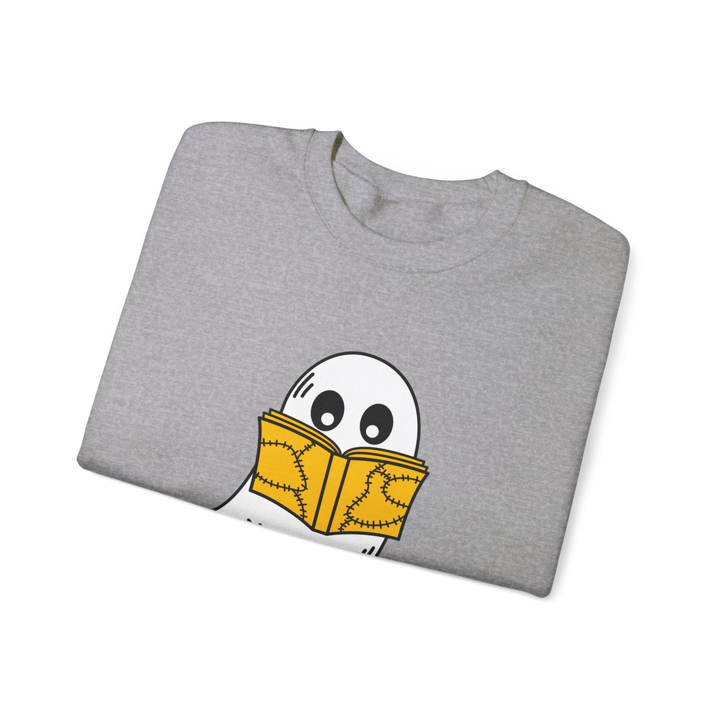 Ghost Reading A Book Sweatshirt Bookish Halloween Sweater Librarian Sweatshirt Funny Reading Sweater Librarian Sweatshirt Teacher Crewneck