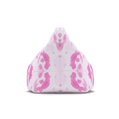 Funky Hippie Groovy Rorschach Test Design Bean Bag Chair Cover Pink Home Decor Aesthetic Gift Teen Girls Bedroom Gift Furniture Gaming Chair