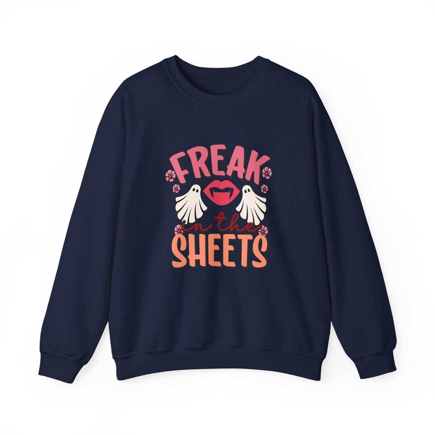 Freak in the Sheets Sweatshirt Funny Halloween Sweater Naughty Halloween Sweatshirt Retro Halloween Sweater Spooky Season Halloween Outfit