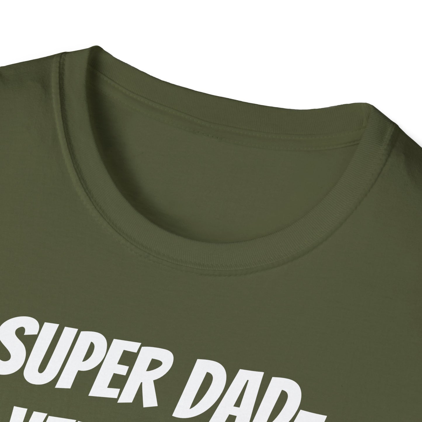 Funny Dad's Mens Softstyle T-shirt, "Super Dad-venturer", Father's Day Gift, Adult Humorous Unique Novelty Apparel Present