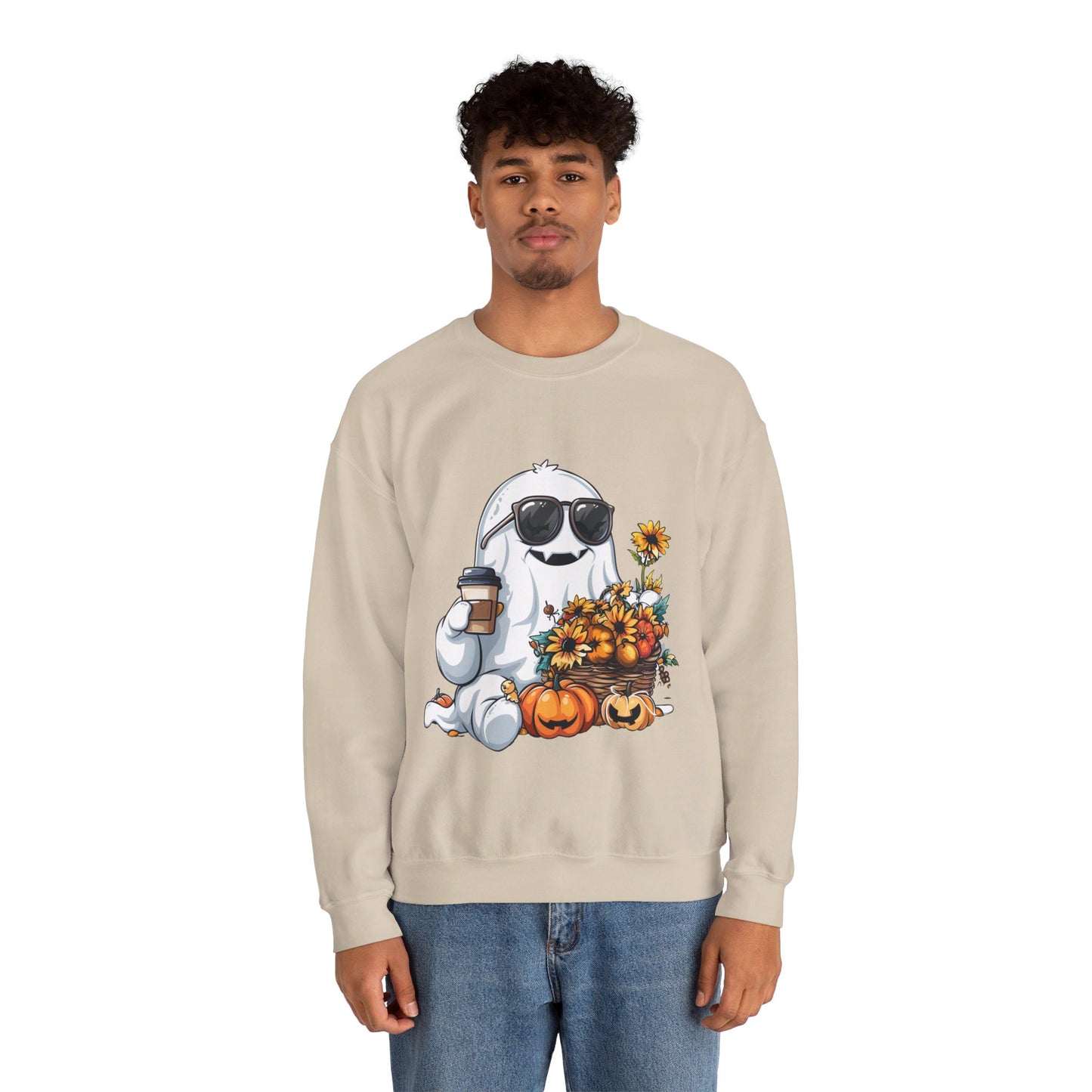 Cute Ghost Sweatshirt Fall Halloween Sweater Bougie Ghost Sweatshirt Coffee Lover Sweater Autumn Boojee Ghost Pumpkin Spooky Season Boo Jee