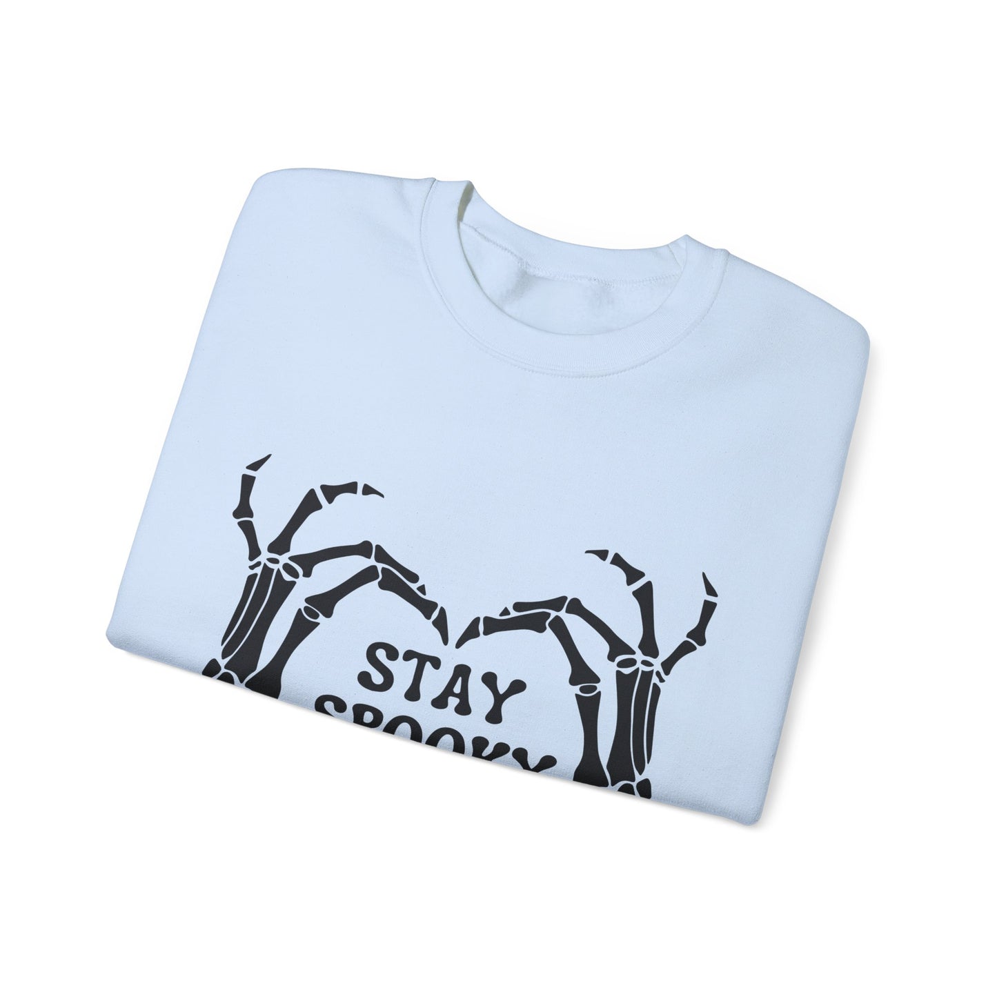 Stay Spooky Sweatshirt Skeleton Sweater Funny Halloween Sweatshirt Spooky Skeleton Hands Halloween Sweater Spooky Season Apparel Retro Fall