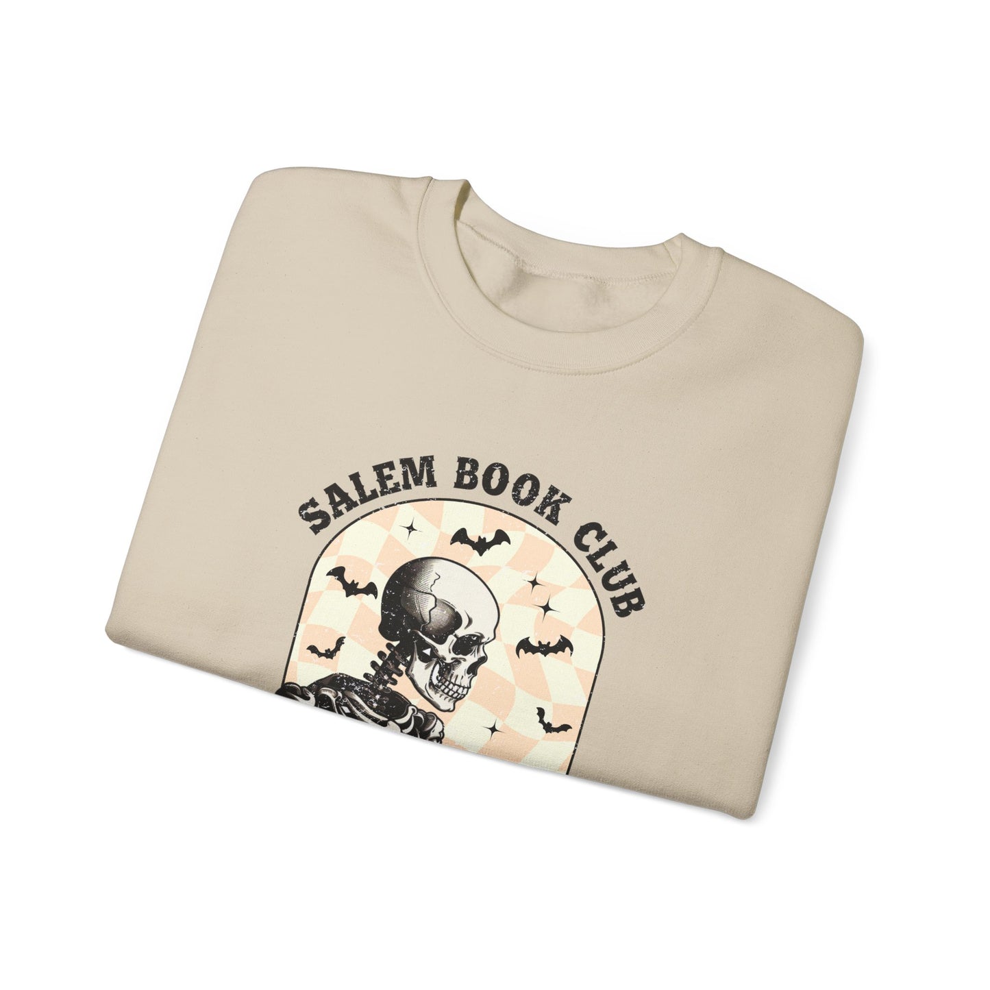 Salem Book Club Sweatshirt Halloween Sweater Witch Book Halloween Outfit Salem Massachusetts Librarian Sweatshirt Book Lover Bookworm Gift