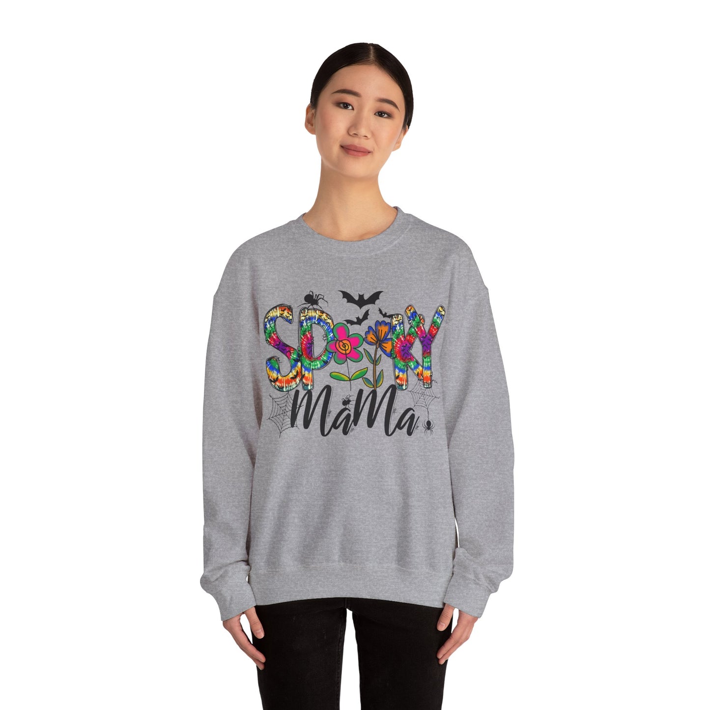 Spooky Mama Halloween Sweatshirt Mama Sweater Retro Mom Halloween Sweatshirt Mama Halloween Gift Spooky Season Apparel Halloween Mom Gift