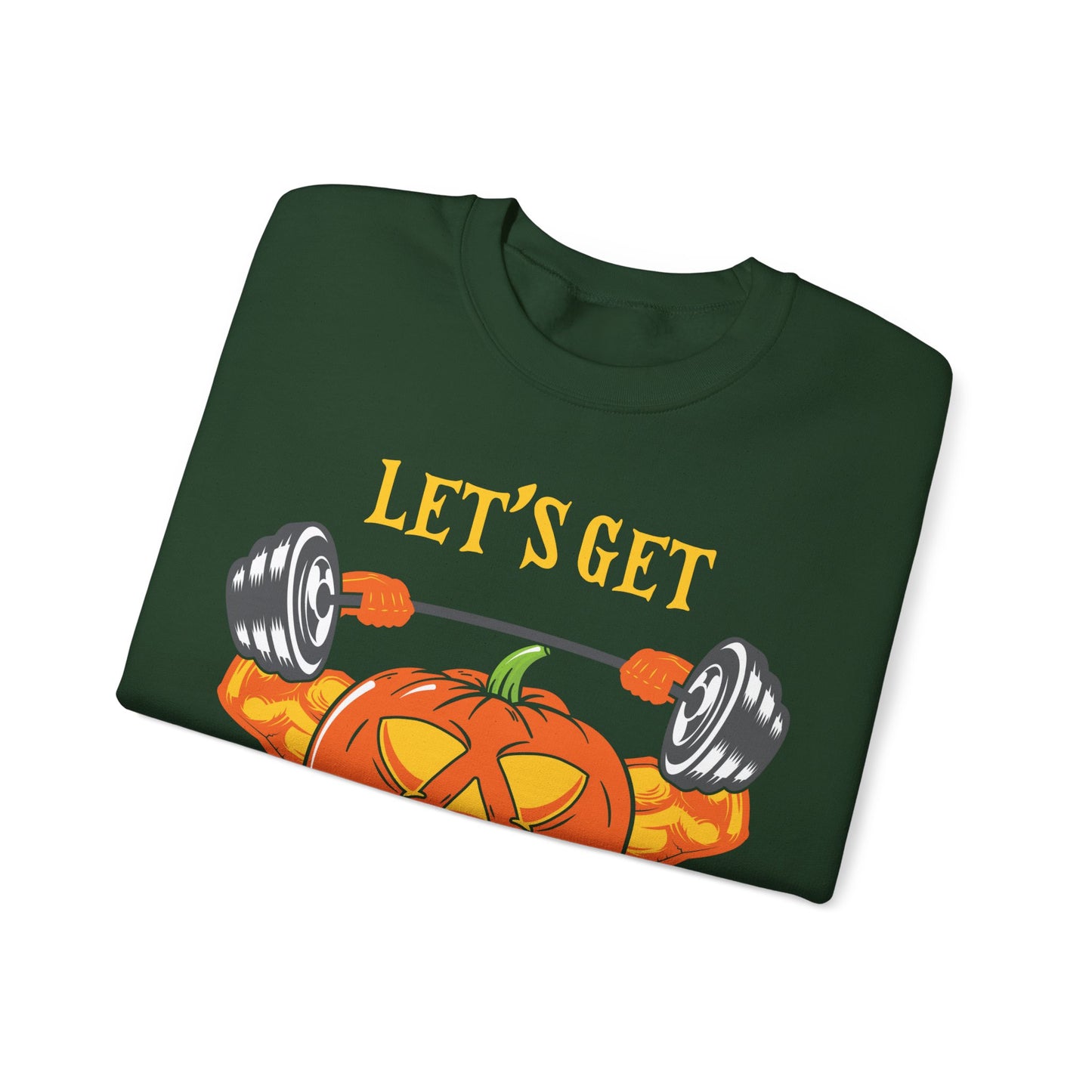 Let's Get Hallow-Ripped Gym Sweatshirt Funny Halloween Sweater Fitness Halloween Sweatshirt Boyfriend Gym Husband Halloween Pumpkin Sweater