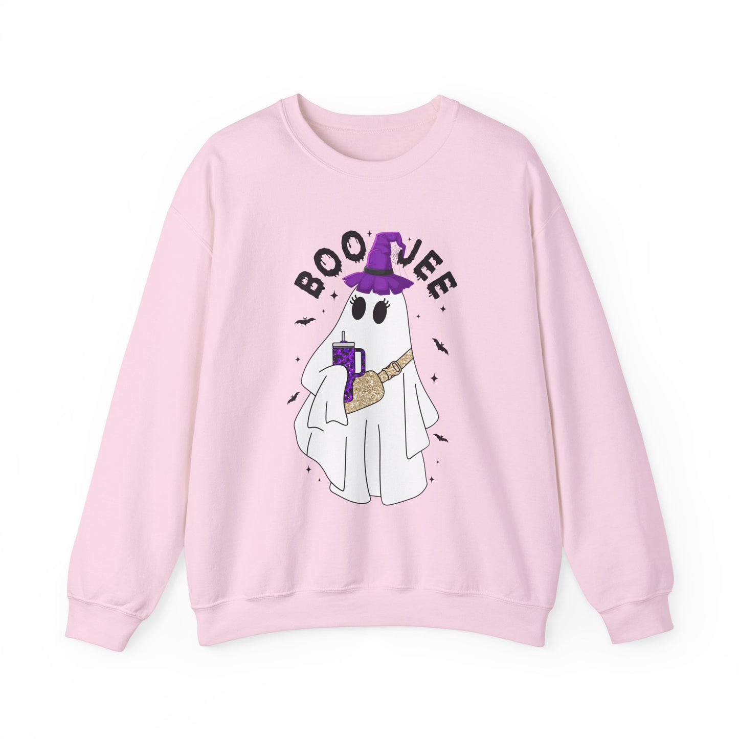 Halloween Ghost Sweatshirt Boo Jee Sweater Boo Sweatshirt Cute Ghost Sweat Spooky Season Halloween Apparel Spooky Vibes Crewneck Women Gift