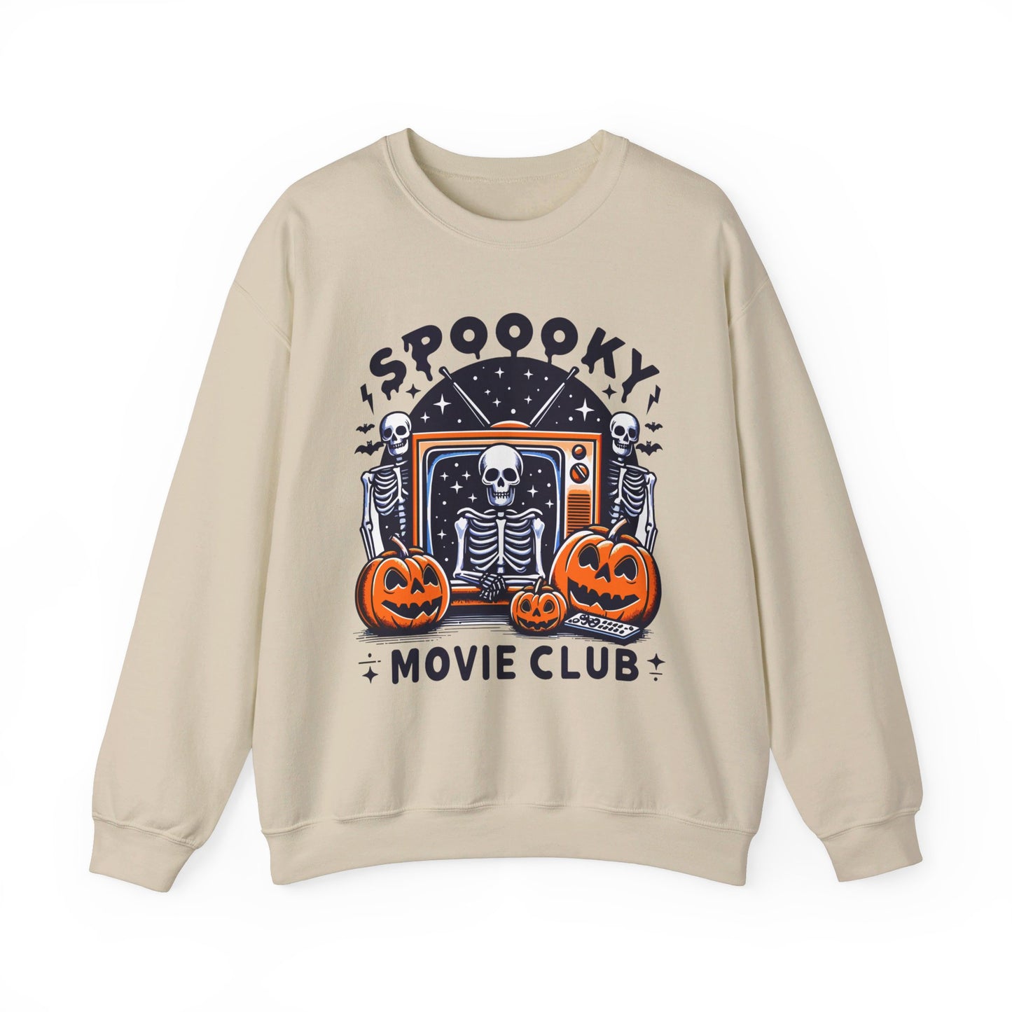 Spooky Movie Club Sweatshirt Spooky Season Sweater Horror Movie Addict Sweatshirt Halloween Sweater Horror Movie Fan Club Gift Scary Movie