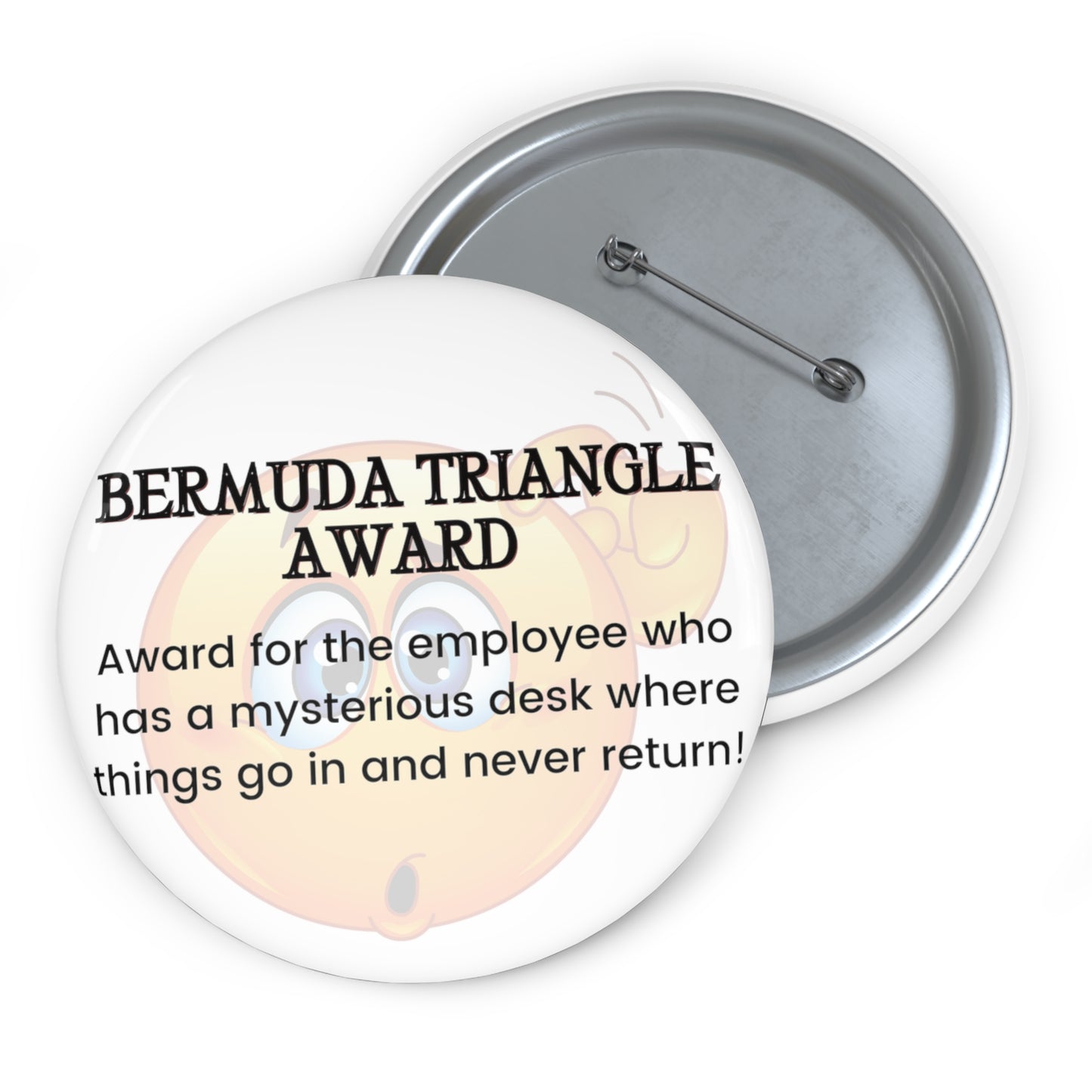 Funny Office Award Pin Button Bermuda Triangle Award Pin Work Party Funny Coworkers Gift Funny Year End Office Pins Office Badges Employee