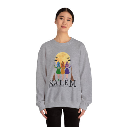 Salem Witch Company Sweatshirt Salem Sweater Vintage Witch Sweatshirt Witchy Sweat Halloween Sweatshirt Retro Salem Massachusetts Halloween