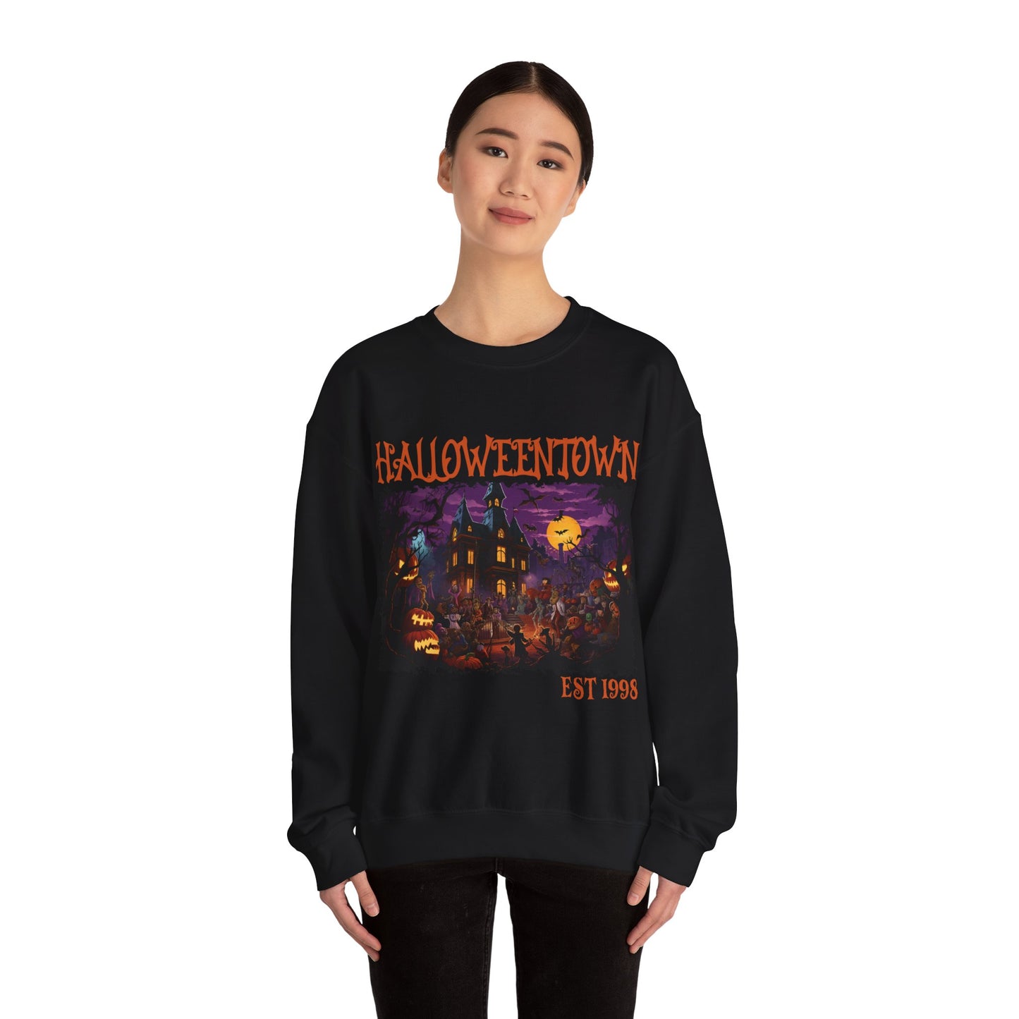 Halloweentown Est 1998 Sweatshirt Halloweentown University Retro Halloweentown Sweater Fall Sweatshirt Vintage Halloween Party Sweatshirt