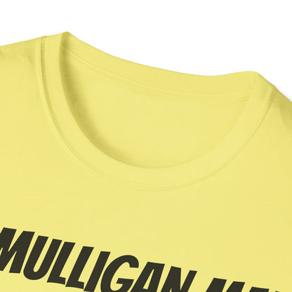 Funny Golf Dad's Mens Softstyle T-shirt, "The Mulligan Man", Father's Day Gift, Humorous Unique Novelty Apparel Present