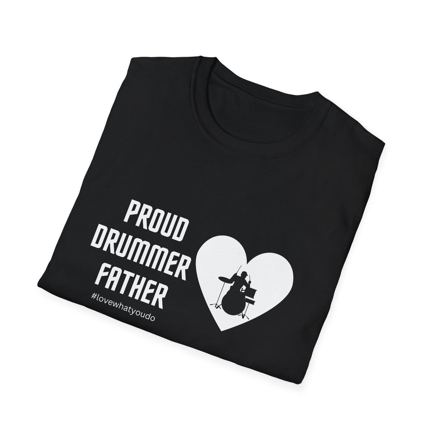 Dad's Profession T-shirt,"Proud Drummer Father",Father's Day Gift,Unique Men's Apparel,Novelty Love Appreciation for Occupation