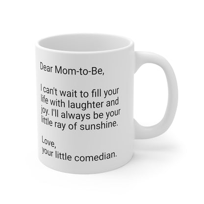 New Mother's 11oz Coffee Mug,"..ray of sunshine..",Mother's Day, Baby shower,Pregnancy Cup, Mom-to-be Gift,Expecting Mommy Present,Baby Mama