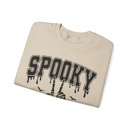 Spooky Babes Club Halloween Sweatshirt Est 1629 Cute Halloween Crewneck Fall Sweater Cool Halloween Apparel Skeleton Hand Unique Women Gift