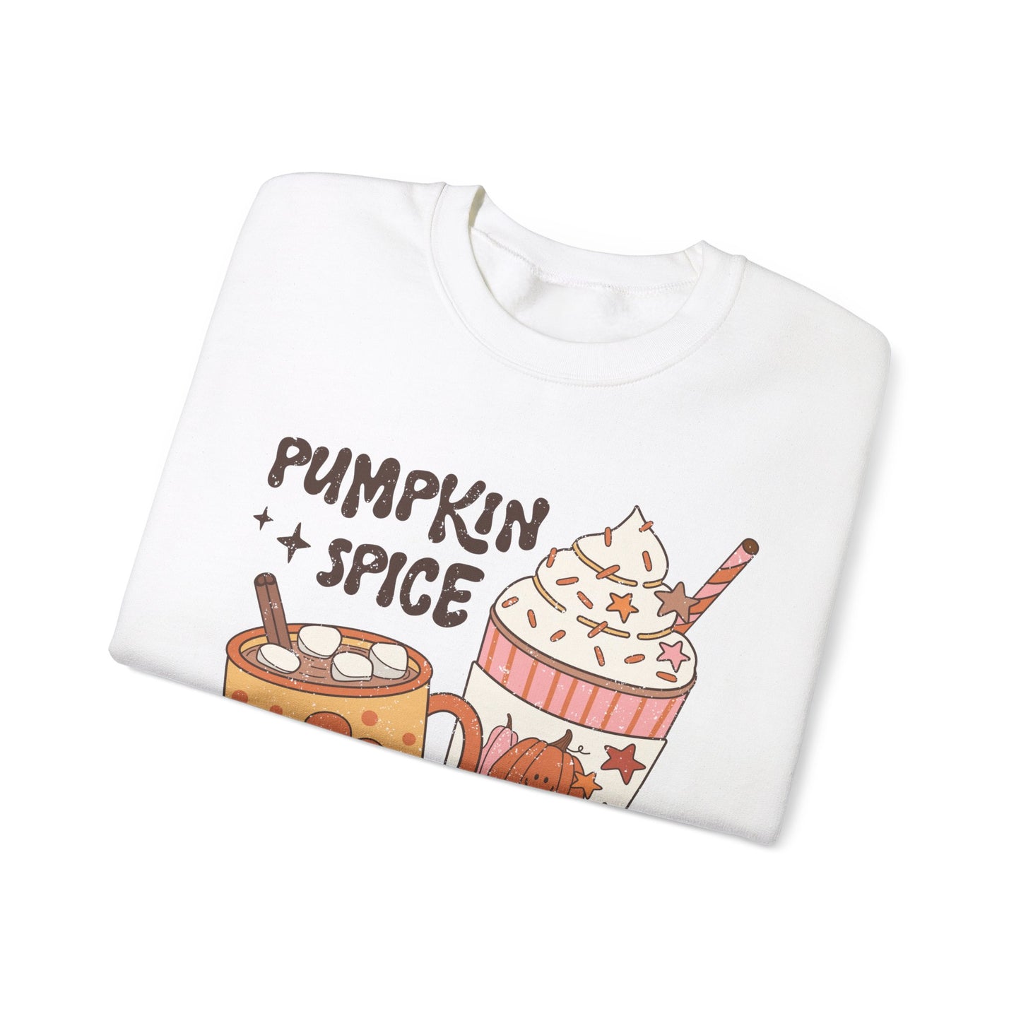 Pumpkin Spice and Everything Nice Sweatshirt Hot Chocolate Sweater Pumpkin Spice Sweater Fall Coffee Sweat Retro Fall Latte Autumn Apparel