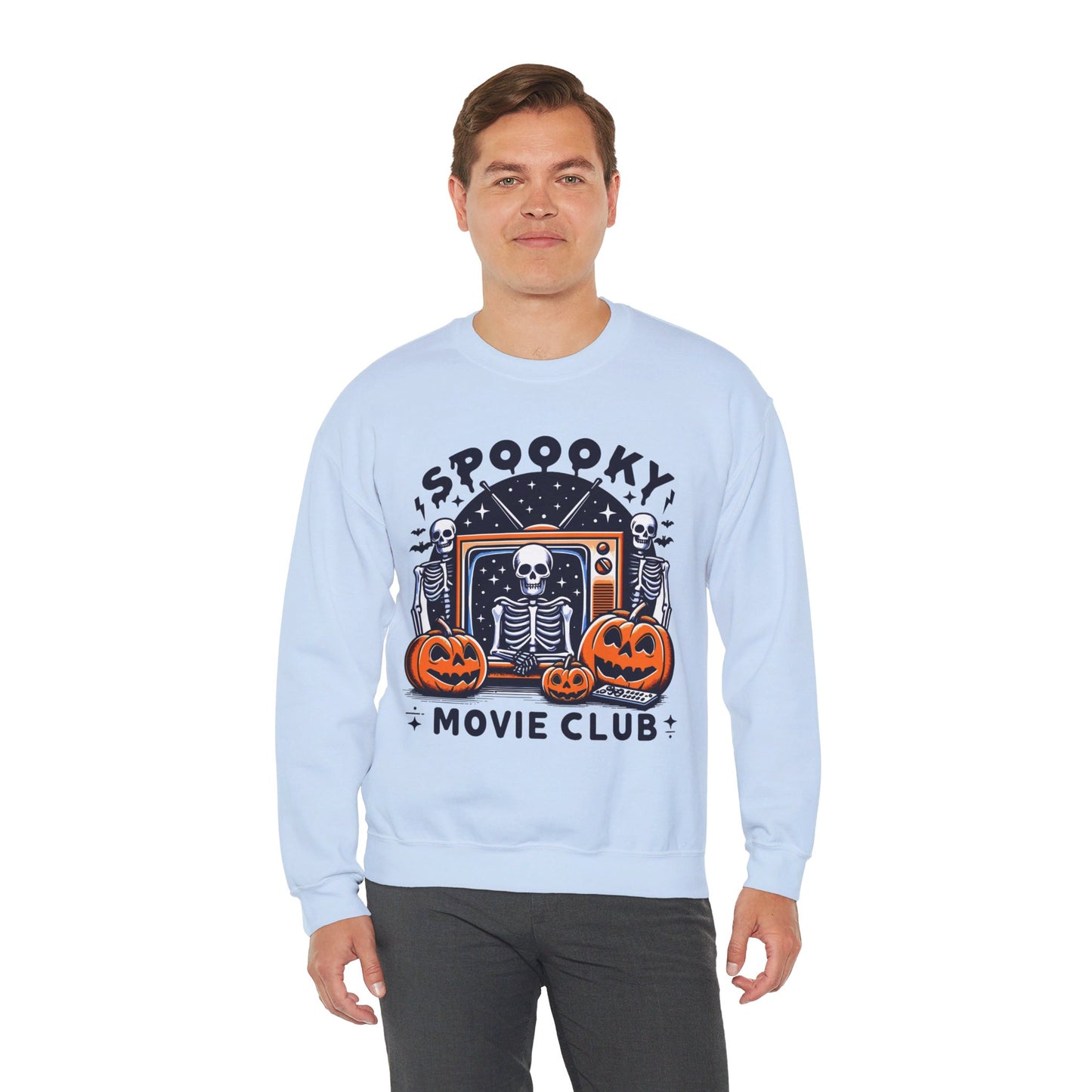 Spooky Movie Club Sweatshirt Spooky Season Sweater Horror Movie Addict Sweatshirt Halloween Sweater Horror Movie Fan Club Gift Scary Movie