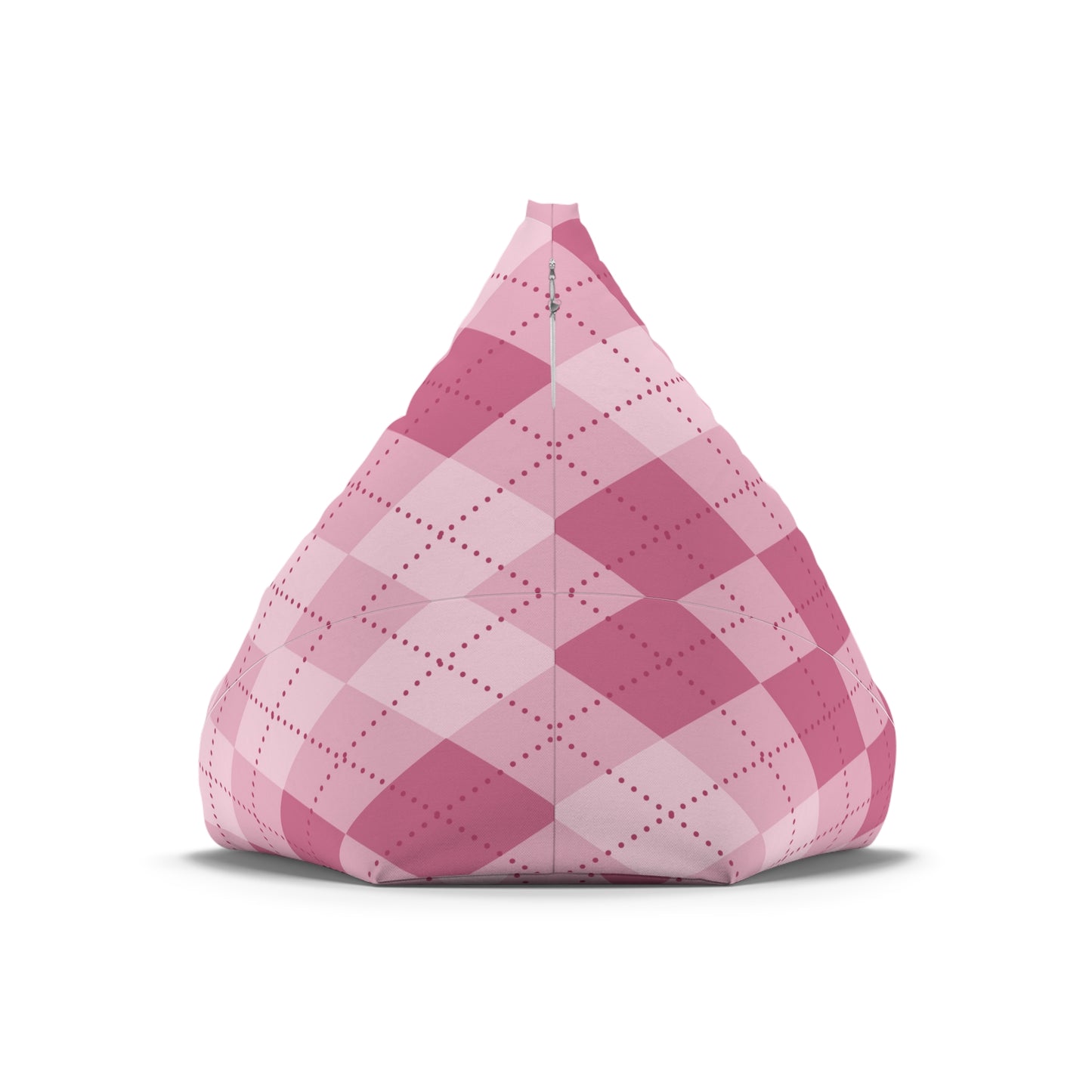 Tartan Bean Bag Chair Cover Pink Scottish Aesthetic Home Decor Cross-checkered Beanbag Teens Dorm Bedroom Living Room Games Room Patio Gift