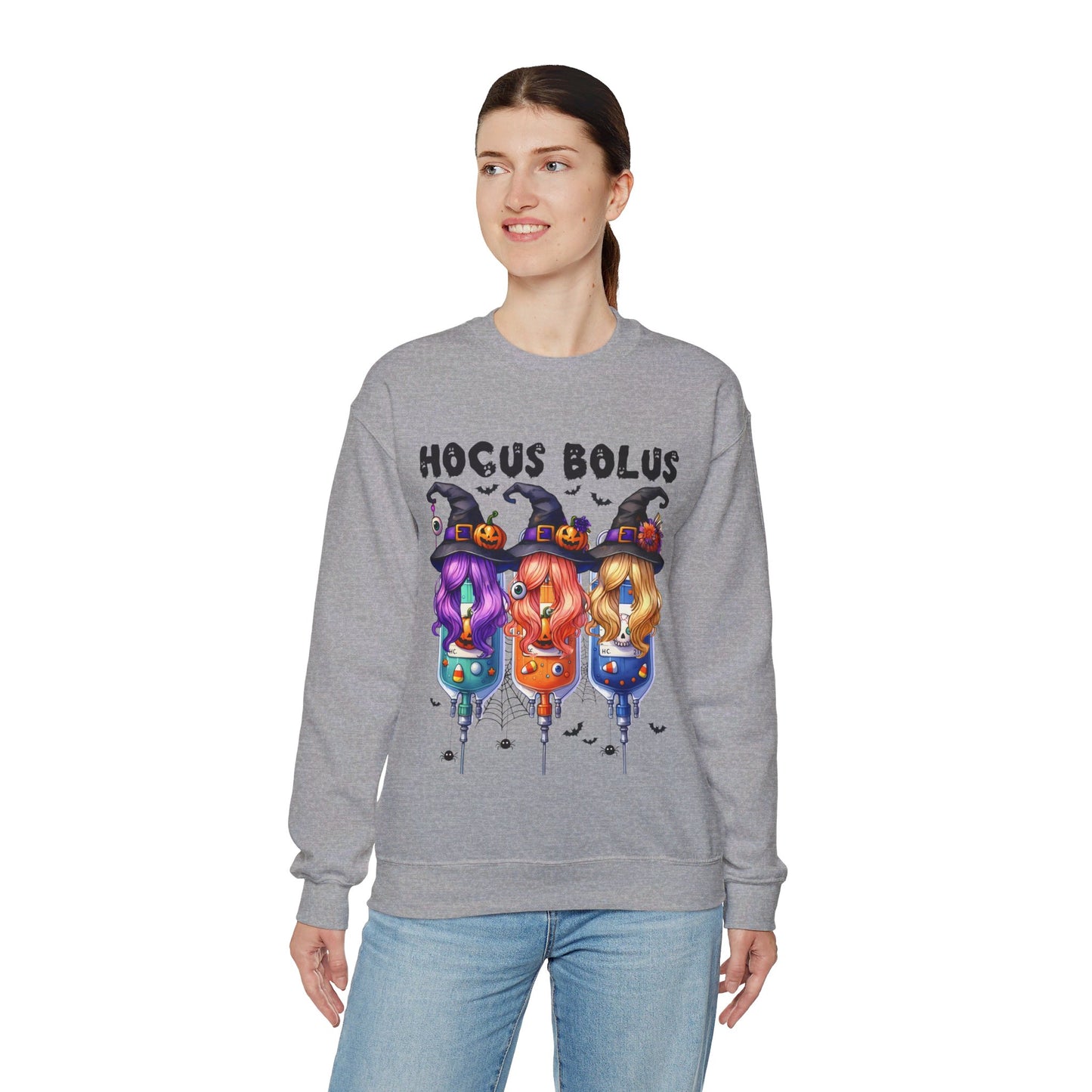 Hocus Bolus Sweatshirt Sanderson Sisters Halloween Sweater Hocus Pocus Nurse Sweater Nursing Student Sweat Funny Halloween School Nurse Gift