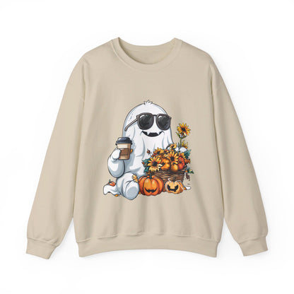 Cute Ghost Sweatshirt Fall Halloween Sweater Bougie Ghost Sweatshirt Coffee Lover Sweater Autumn Boojee Ghost Pumpkin Spooky Season Boo Jee