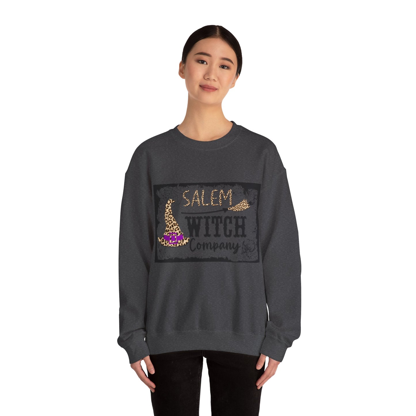 Salem Witch Company Sweatshirt Halloween Sweater Salem Massachusetts Unisex Graphic Sweatshirt Salem Witches Apparel Hocus Pocus Halloween