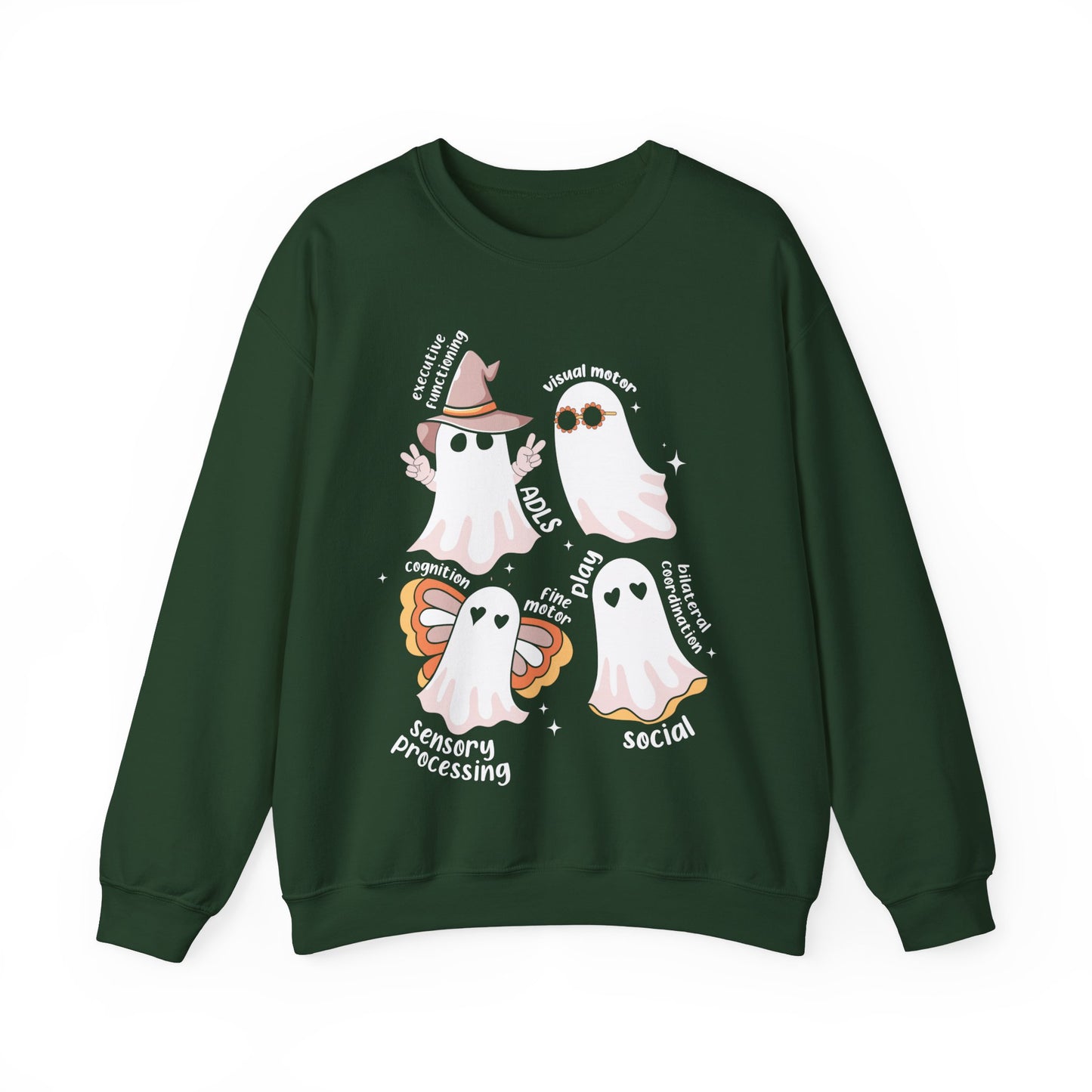 Occupational Therapy Sweatshirt Occupational Therapist Halloween Sweater OT Spooky Season Sweatshirt Cute Ghost OT Team Halloween OT Gift