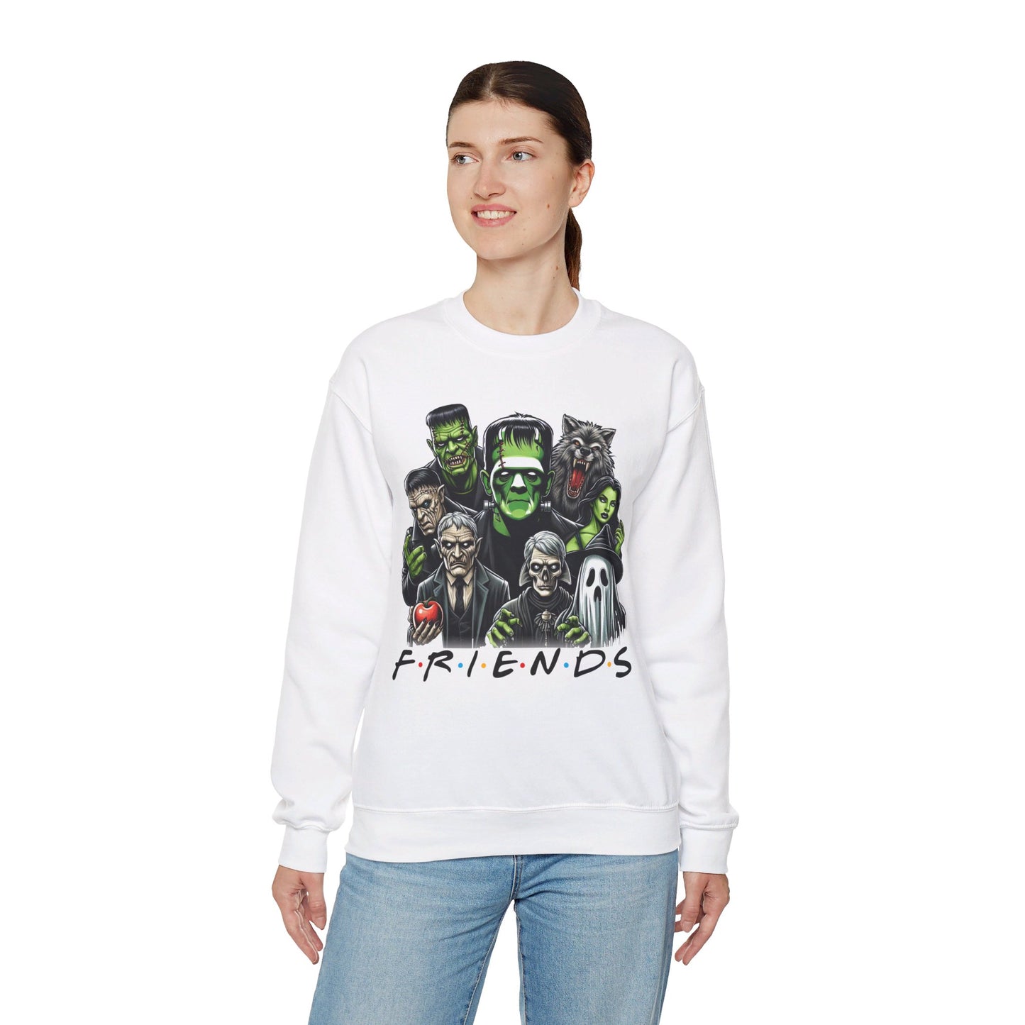 Horror Characters Friends Sweatshirt Halloween Friends Sweater Horror Movie Addicts Sweatshirt Horror Movie Killers Sweater Horror Club Gift