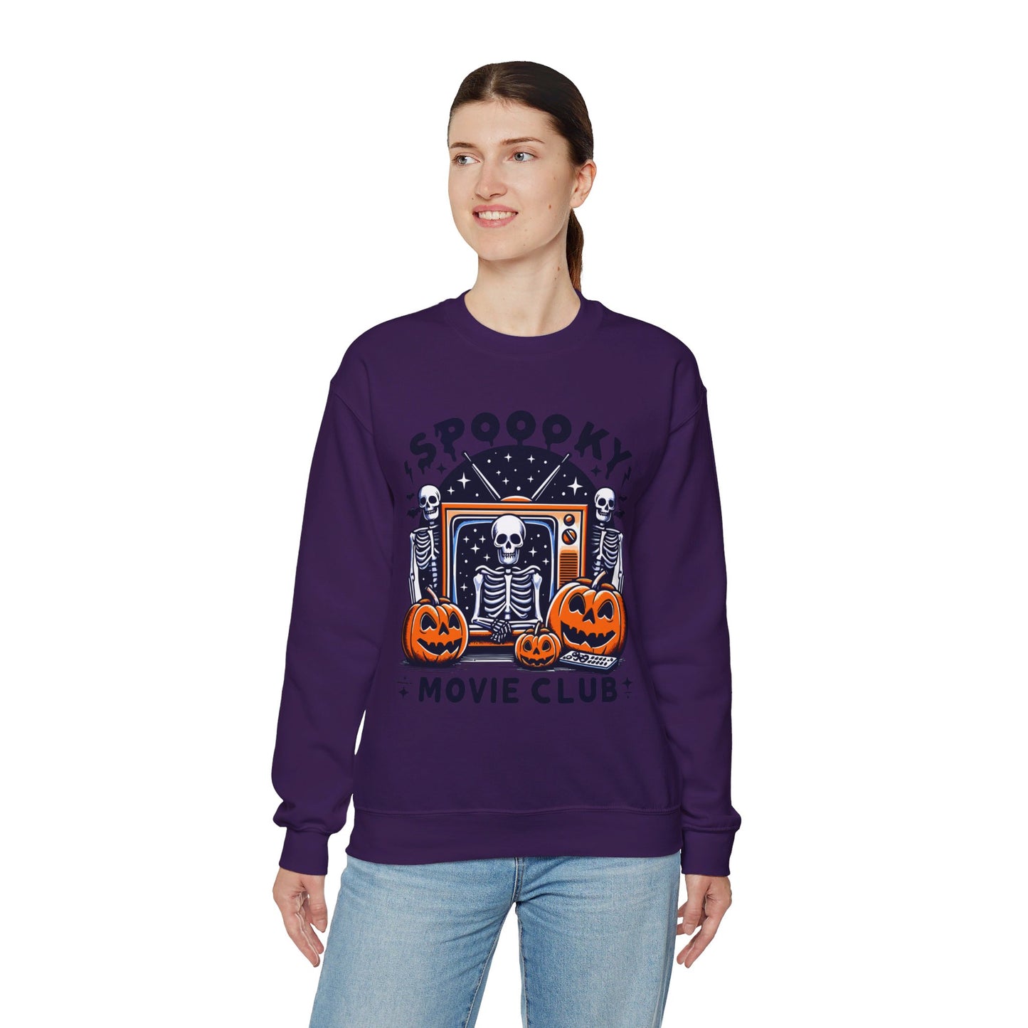 Spooky Movie Club Sweatshirt Spooky Season Sweater Horror Movie Addict Sweatshirt Halloween Sweater Horror Movie Fan Club Gift Scary Movie