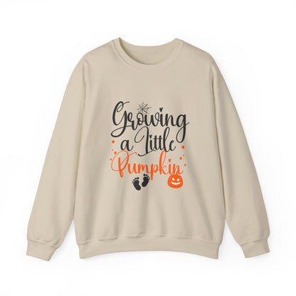 Growing a Little Pumpkin Sweatshirt Maternity Halloween Sweater Fall Pregnancy Reveal Sweater Cute Mom to Be Halloween Outfit Pregnancy Gift