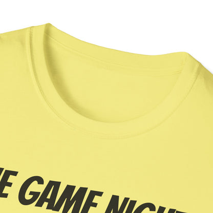 Funny Dad's Mens Softstyle T-shirt, "The Game Night Guru",Father's Day Gift,Tee for Him,Adult Humorous Unique Novelty Present