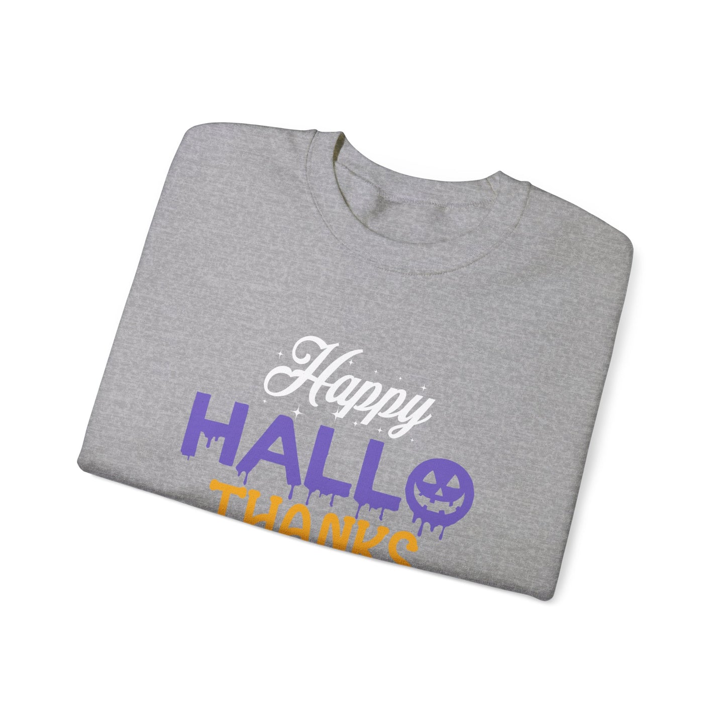 Happy Hallothanksmas Sweatshirt Halloween Sweater Holiday Season Sweatshirt Thanksgiving Apparel Christmas Outfit Autumn Fall Sweatshirt