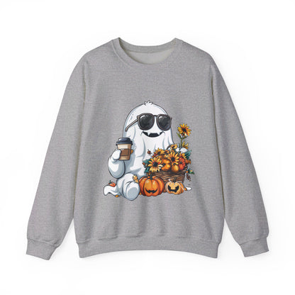 Cute Ghost Sweatshirt Fall Halloween Sweater Bougie Ghost Sweatshirt Coffee Lover Sweater Autumn Boojee Ghost Pumpkin Spooky Season Boo Jee