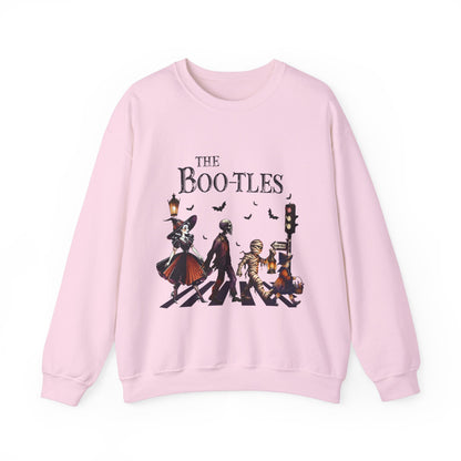 The Boo-tles Sweatshirt Funny Halloween Sweater Spooky Season Pullover Vampire Witch Monsters Sweater Boo Music Sweatshirt Retro Halloween