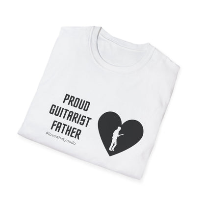 Dad's Profession T-shirt,"Proud Guitarist Father",Father's Day Gift,Unique Men's Apparel,Novelty Love Appreciation for Occupation