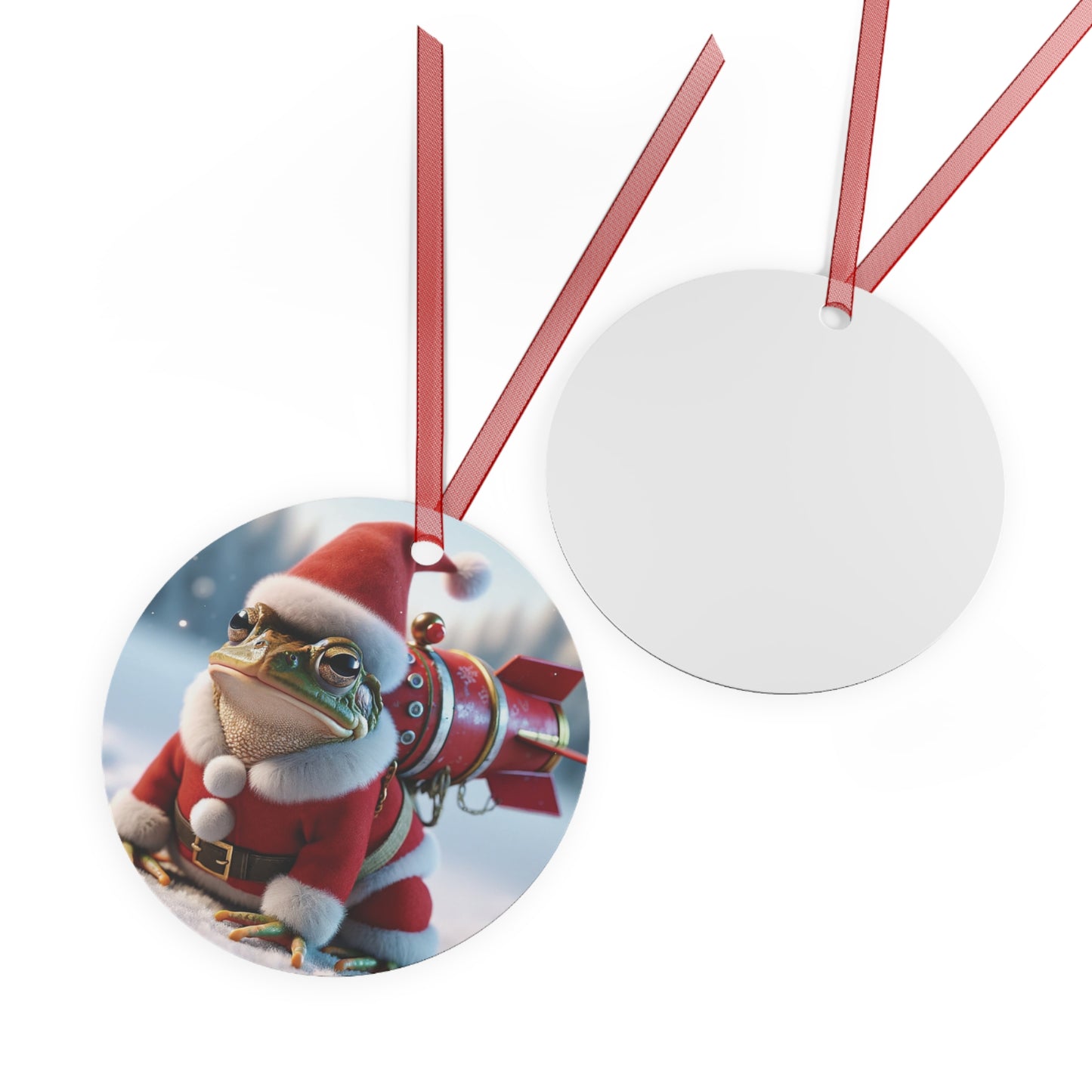 Missile Toad Funny Christmas Ornament Funny Viral Meme Mistletoe Missiletoad Pun Gag Christmas Decor Stocking Stuffer White Elephant Gift